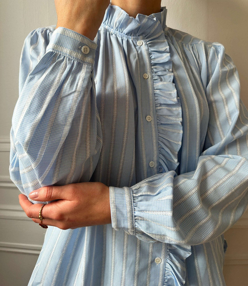 Blouse Zoélie Bleu
