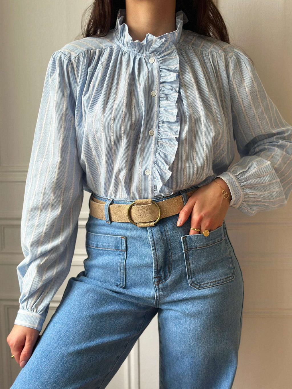 Blouse Zoélie Bleu