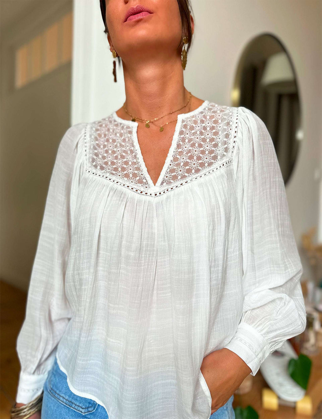 Blouse Carola Écru