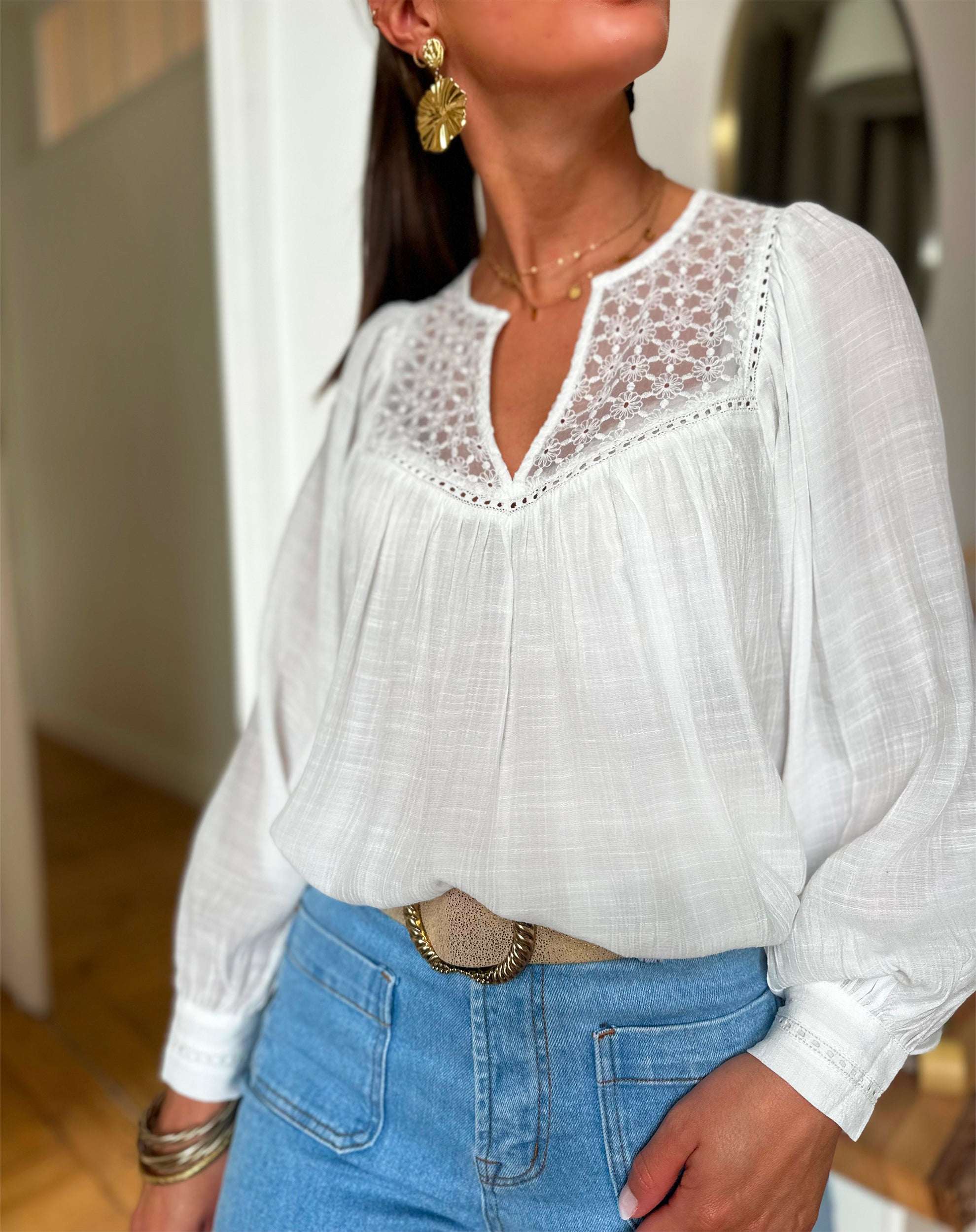 Blouse Carola Écru