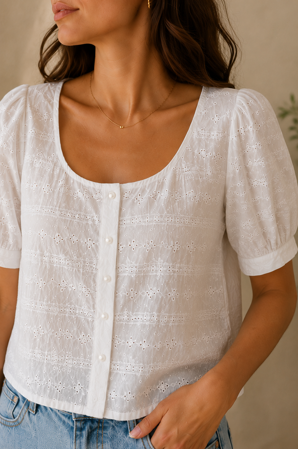 Blouse Éléna Écru