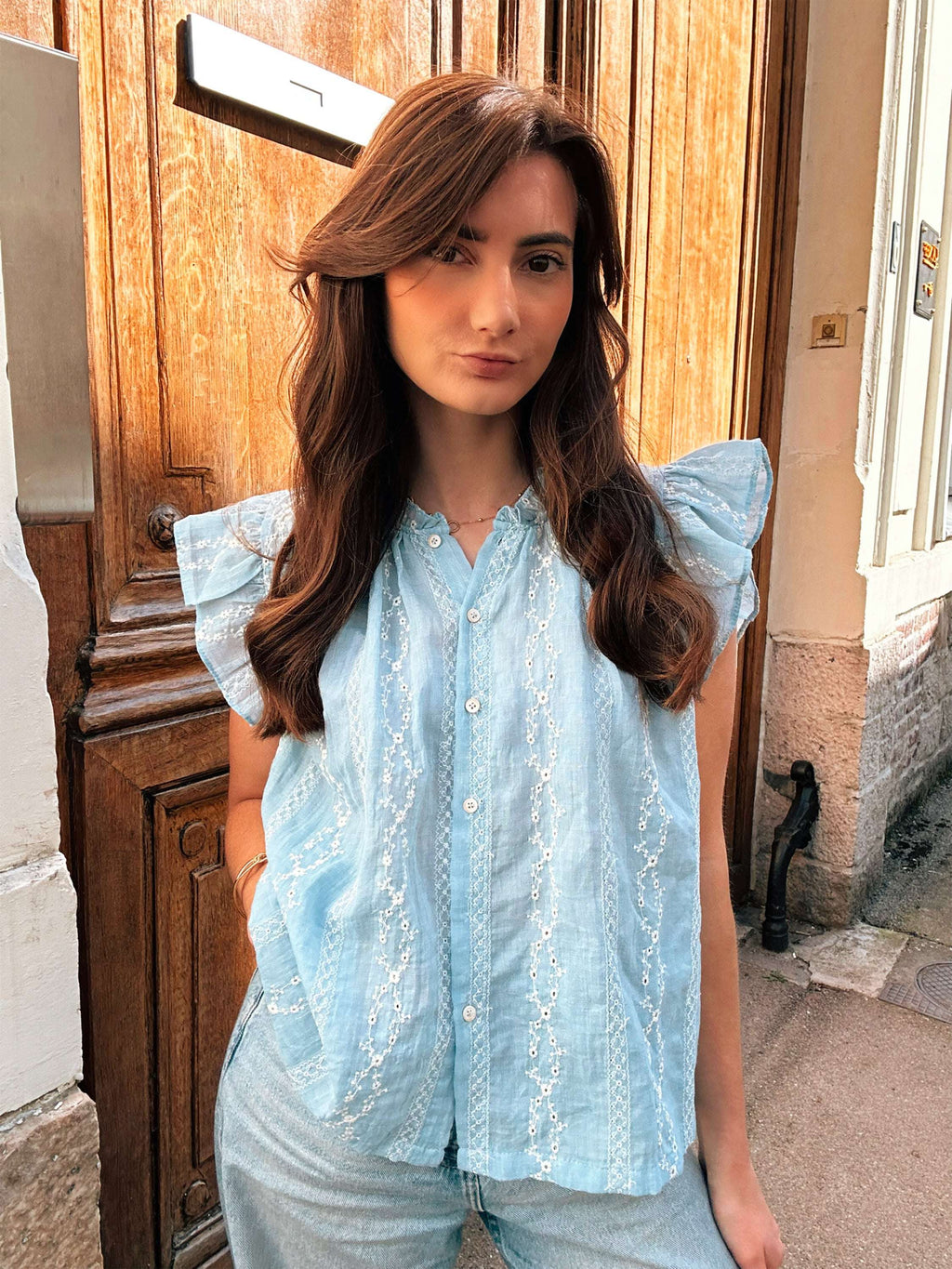 Blouse Lily Bleu Ciel