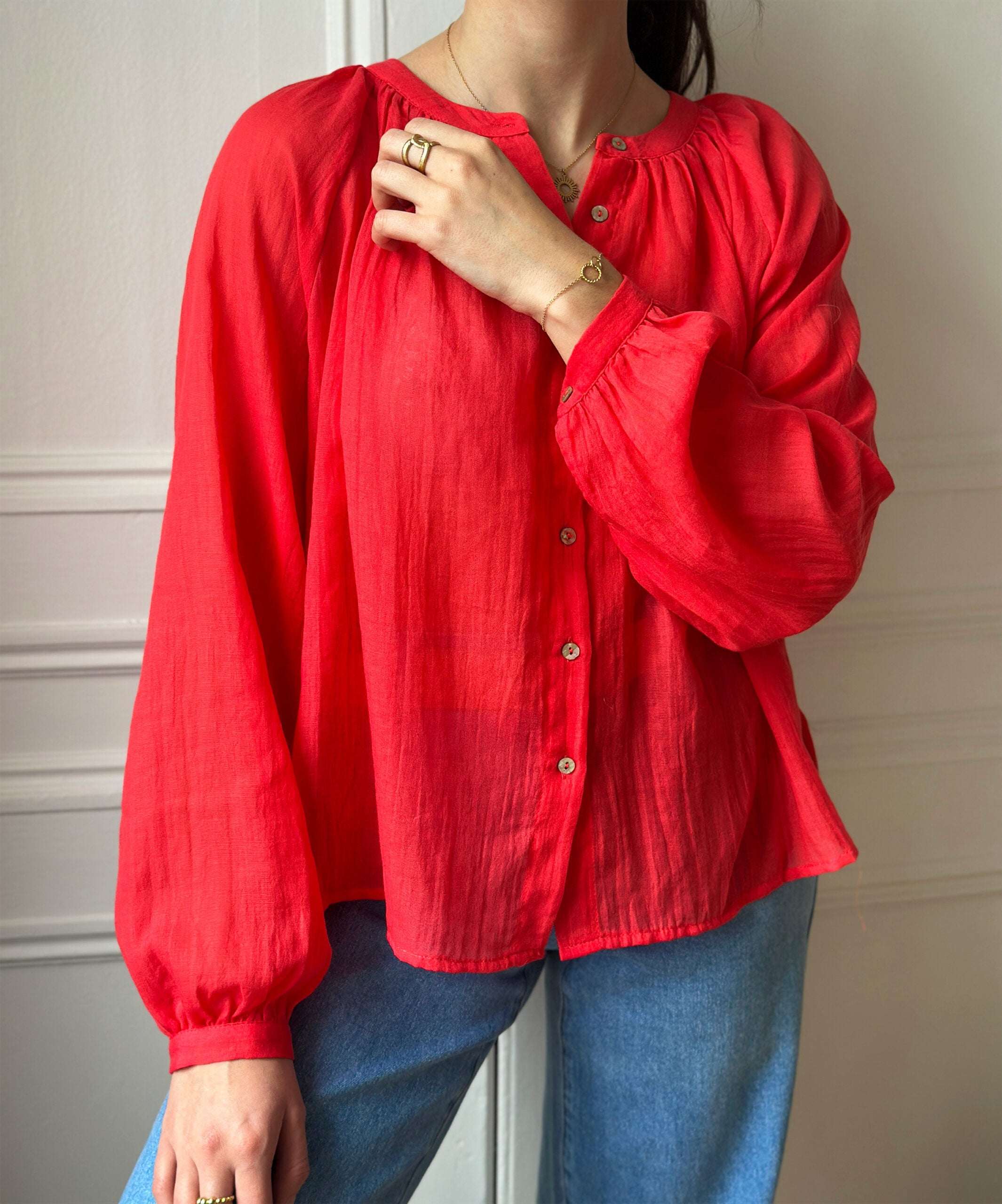 Blouse Lucile Corail