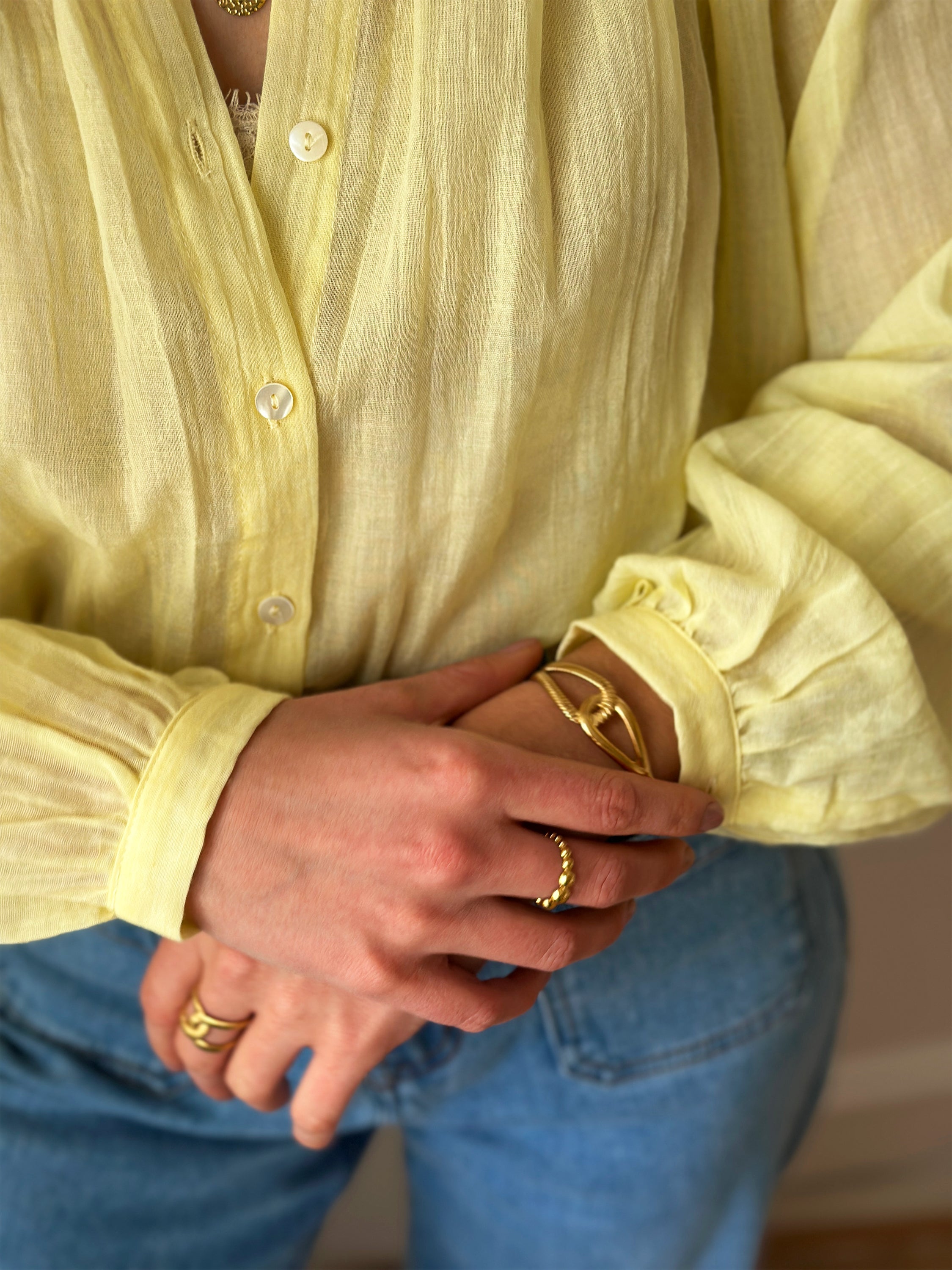 Blouse Lucile Jaune