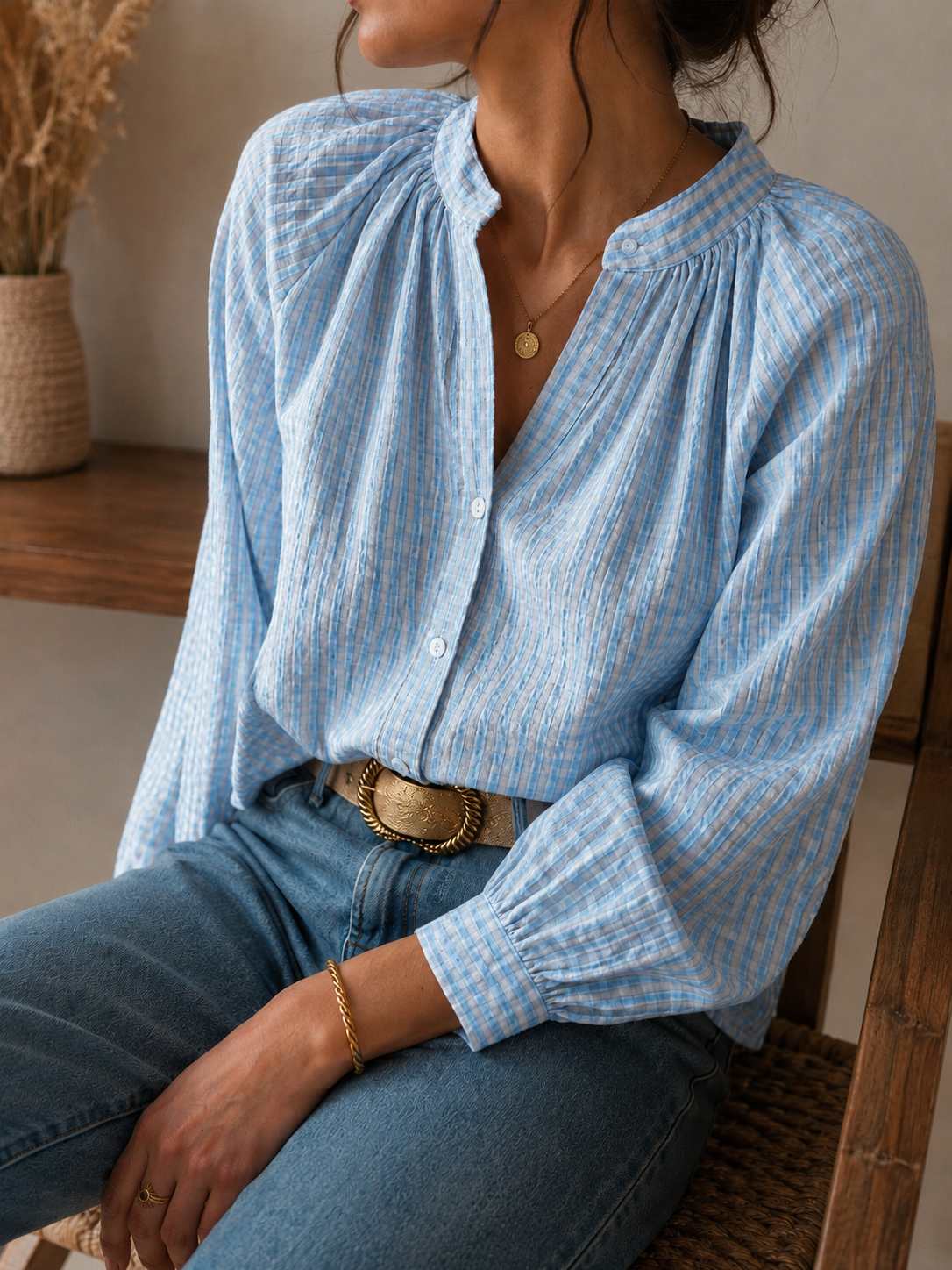 Blouse Paula Bleu