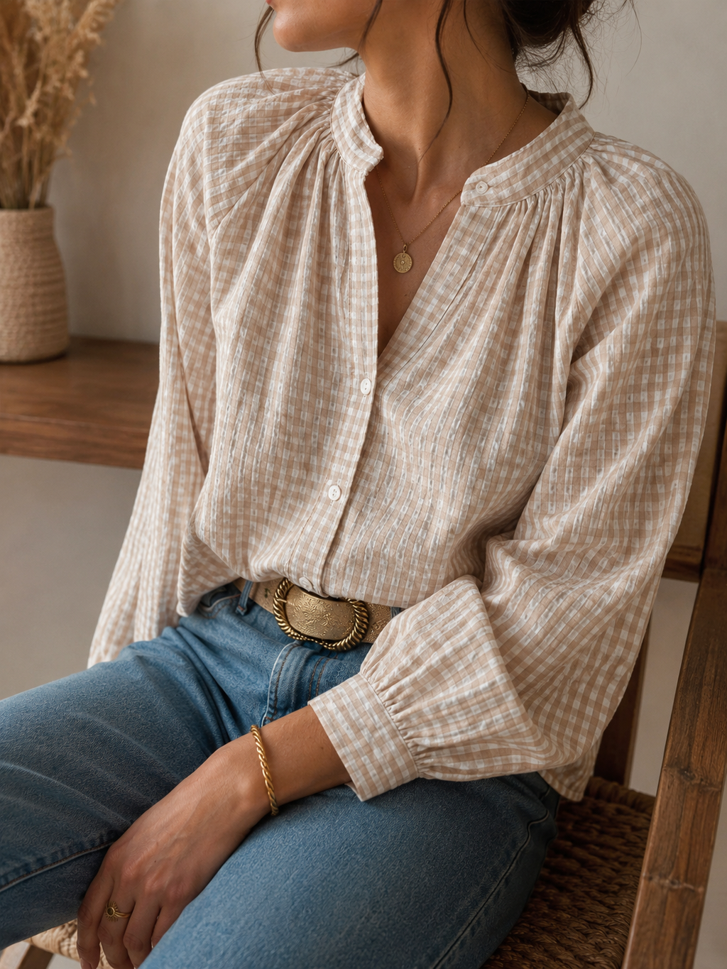 Blouse Paula Beige