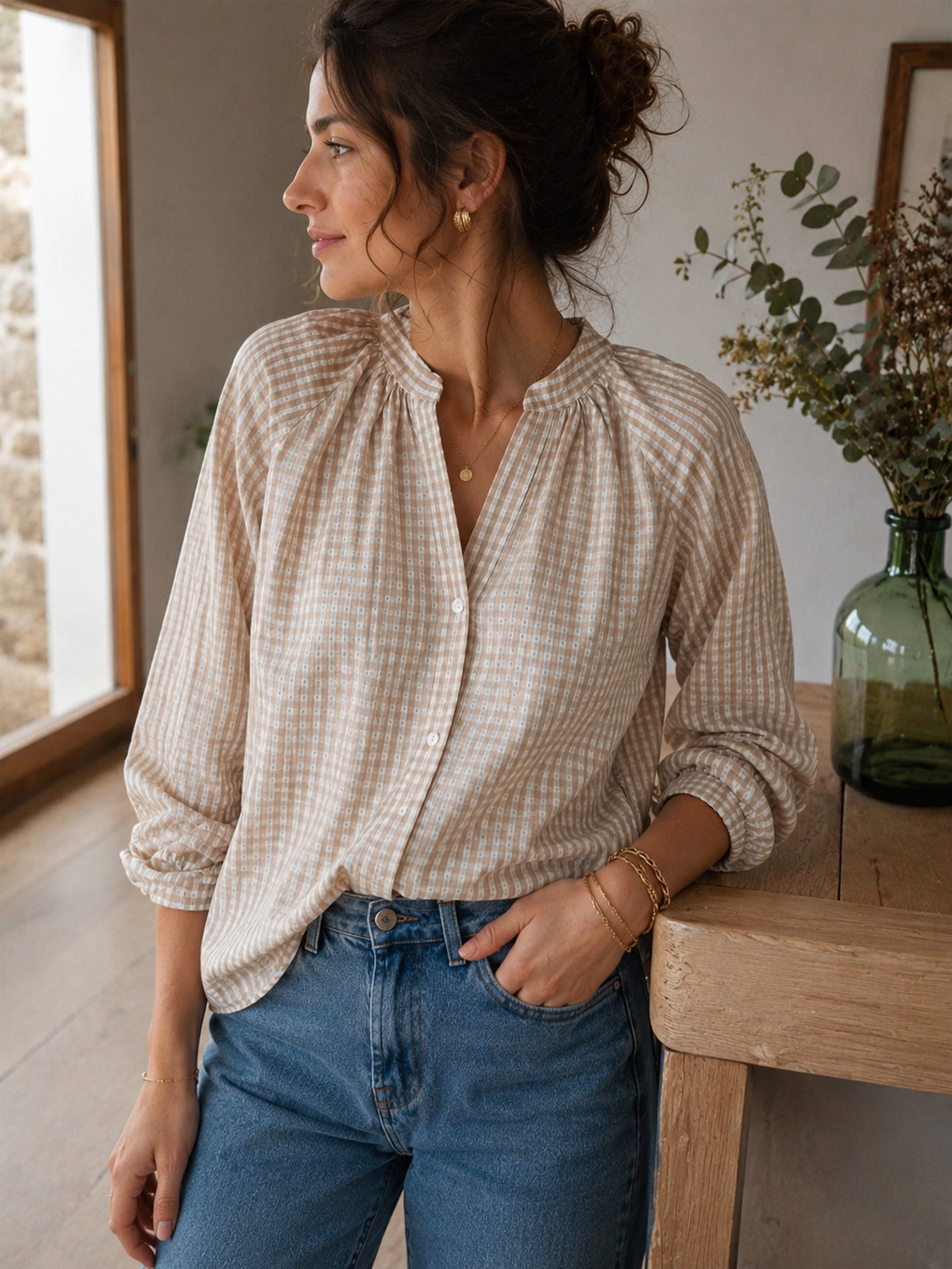 Blouse Paula Beige