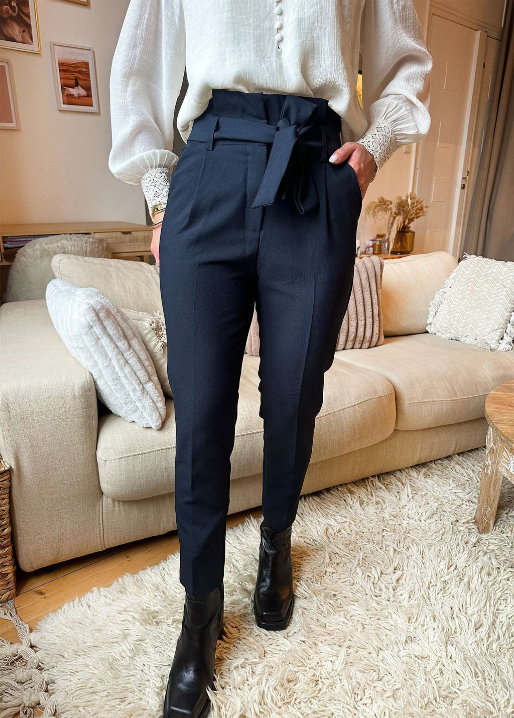 Pantalon Agathe Marine