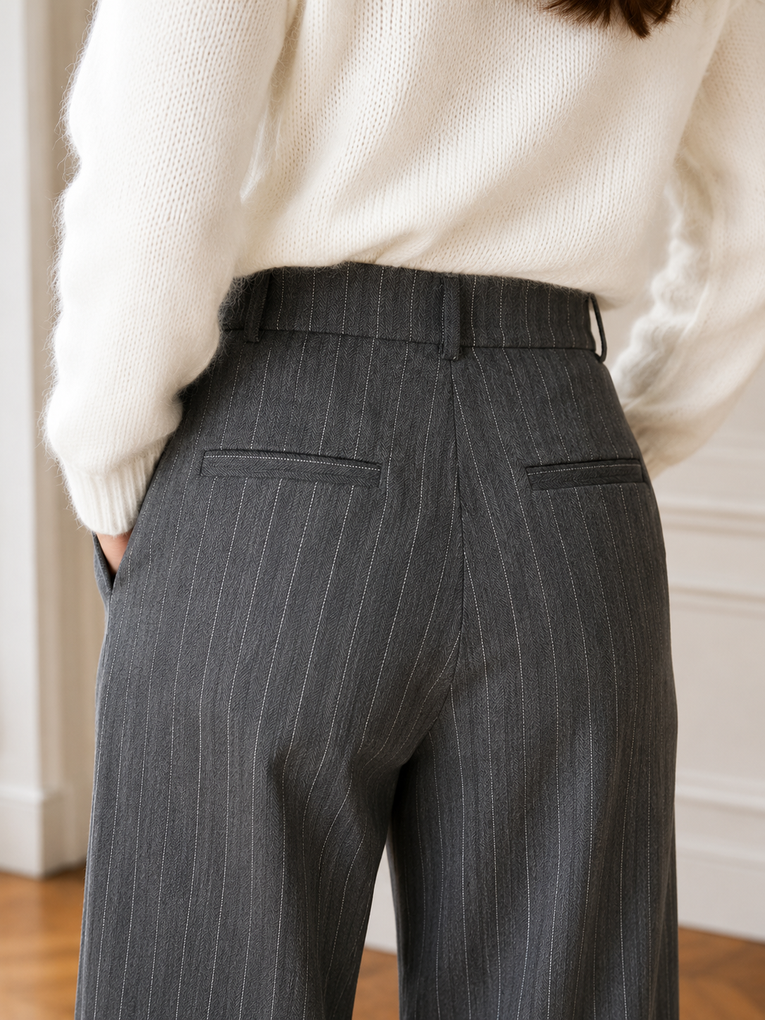 Pantalon Émilia Gris