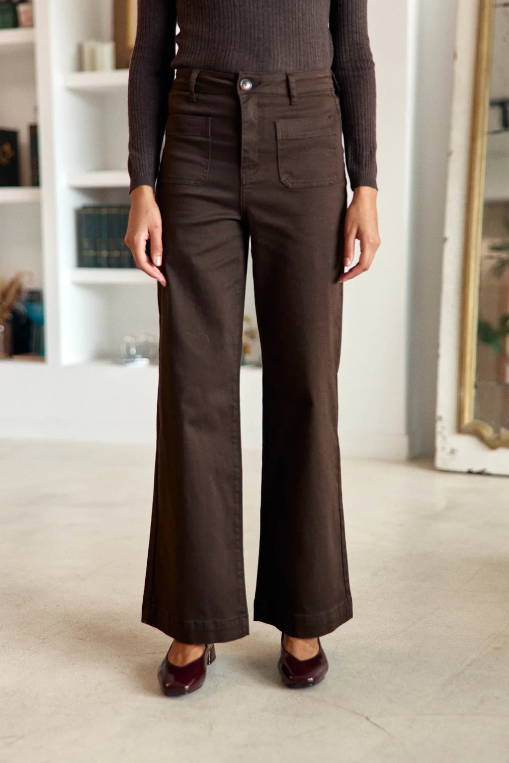 Pantalon Leia Marron