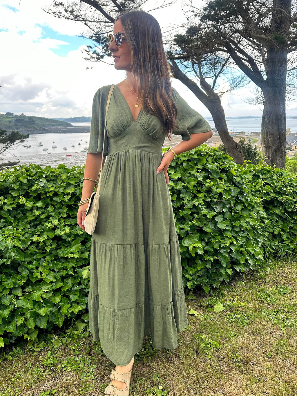 Robe Carla Kaki