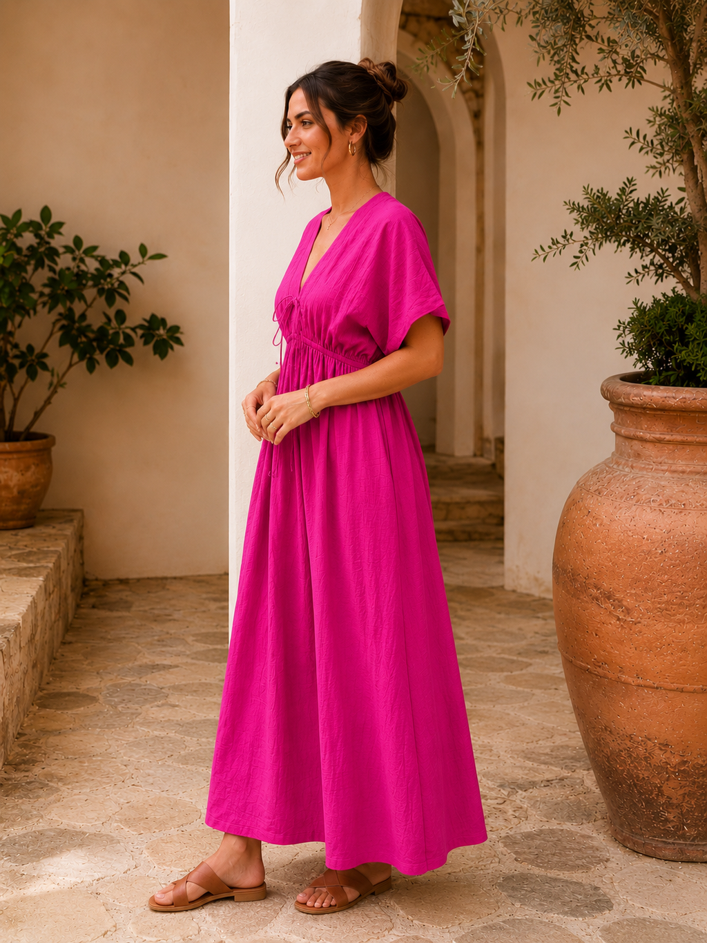 Robe Esmée Fuchsia