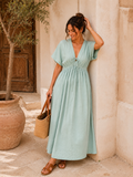 Robe Esmée Vert sauge