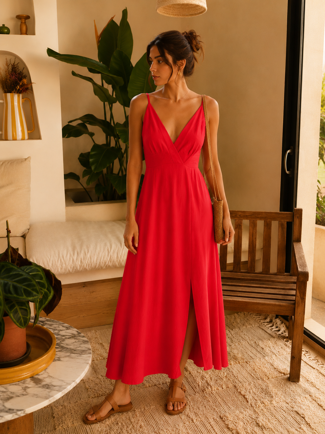 Robe Léonie Corail