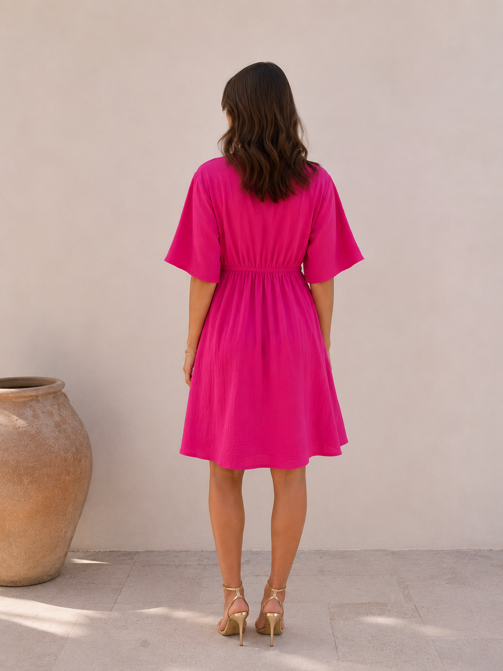 Robe Luz Fuchsia