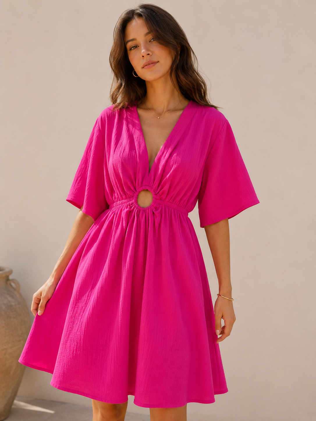 Robe Luz Fuchsia
